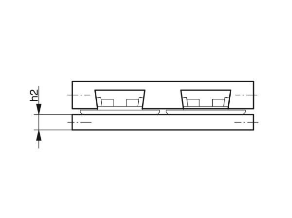 Guide curvate per catene a cerniera con guida a coda di rondine - Profili per convogliamento e trasporto - Murtfeldt GmbH Kunststoffe - Technische Zeichnung 5