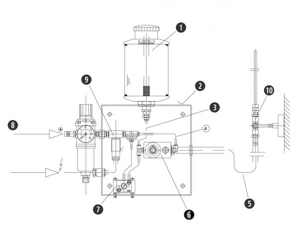 Microspray - Microspray UNI - Murtfeldt GmbH Kunststoffe - Technische Zeichnung 2