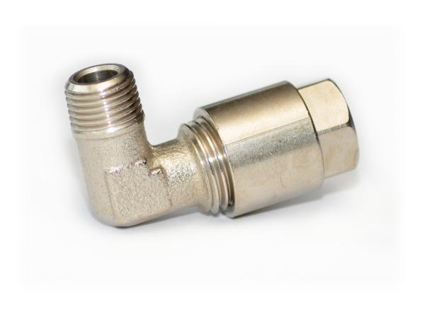 Angled screwed-in coupling for CU pipe - Lubrication system couplings - Murtfeldt GmbH Kunststoffe - Abbildung 1