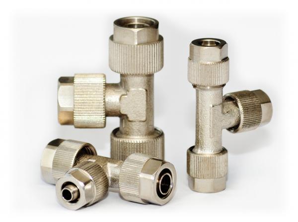 T-couplings for hose - Lubrication system couplings - Murtfeldt GmbH Kunststoffe - Abbildung 1