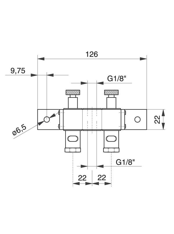 ETR/MTR oil dispenser - Accessories for lubrication systems - Murtfeldt GmbH Kunststoffe - Technische Zeichnung 2