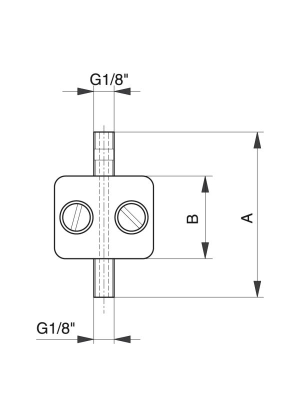 Supporto per pennello - Sistemi di lubrificazione accessori - Murtfeldt GmbH Kunststoffe - Technische Zeichnung 3