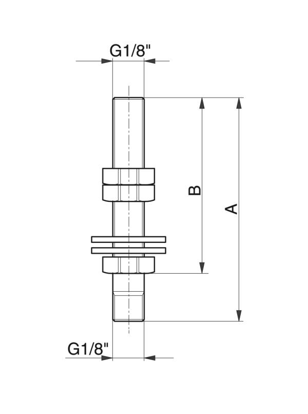 Supporto per pennello - Sistemi di lubrificazione accessori - Murtfeldt GmbH Kunststoffe - Technische Zeichnung 1